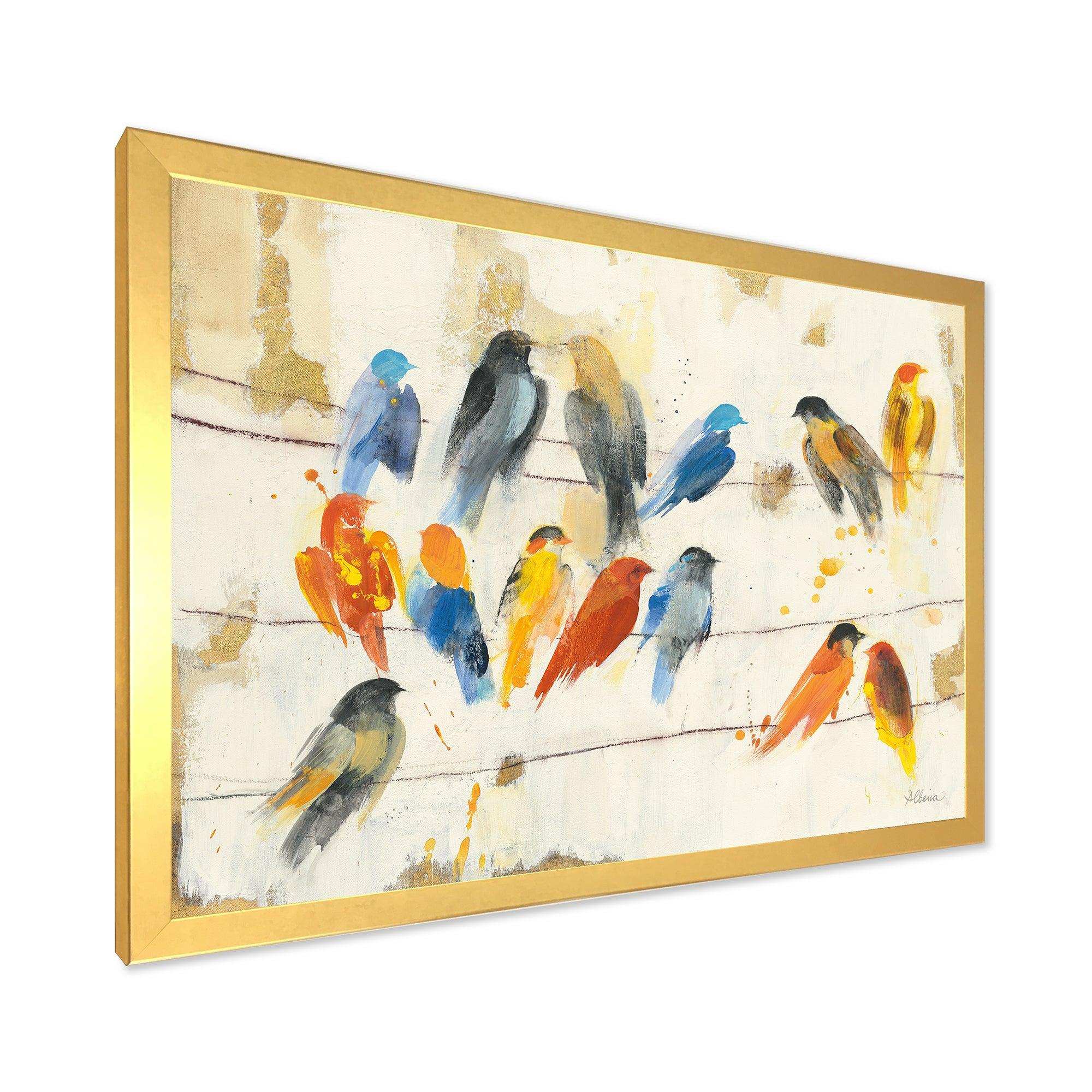 Multicolor Bird Meeting