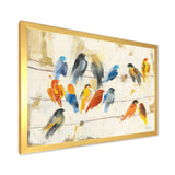 Multicolor Bird Meeting