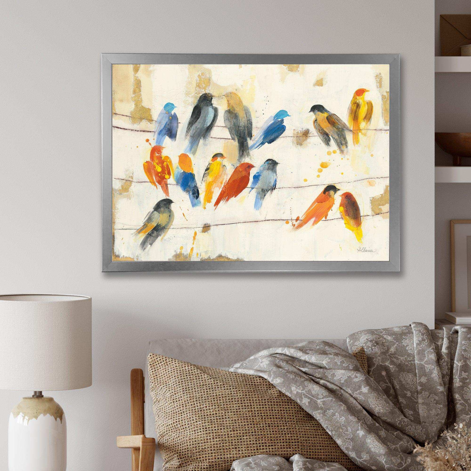 Multicolor Bird Meeting