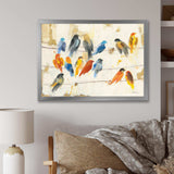 Multicolor Bird Meeting