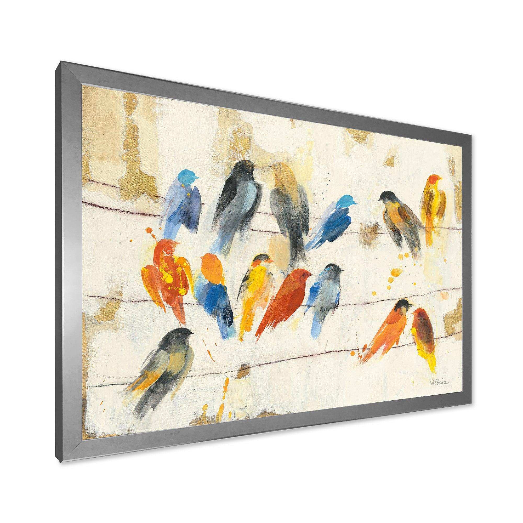 Multicolor Bird Meeting