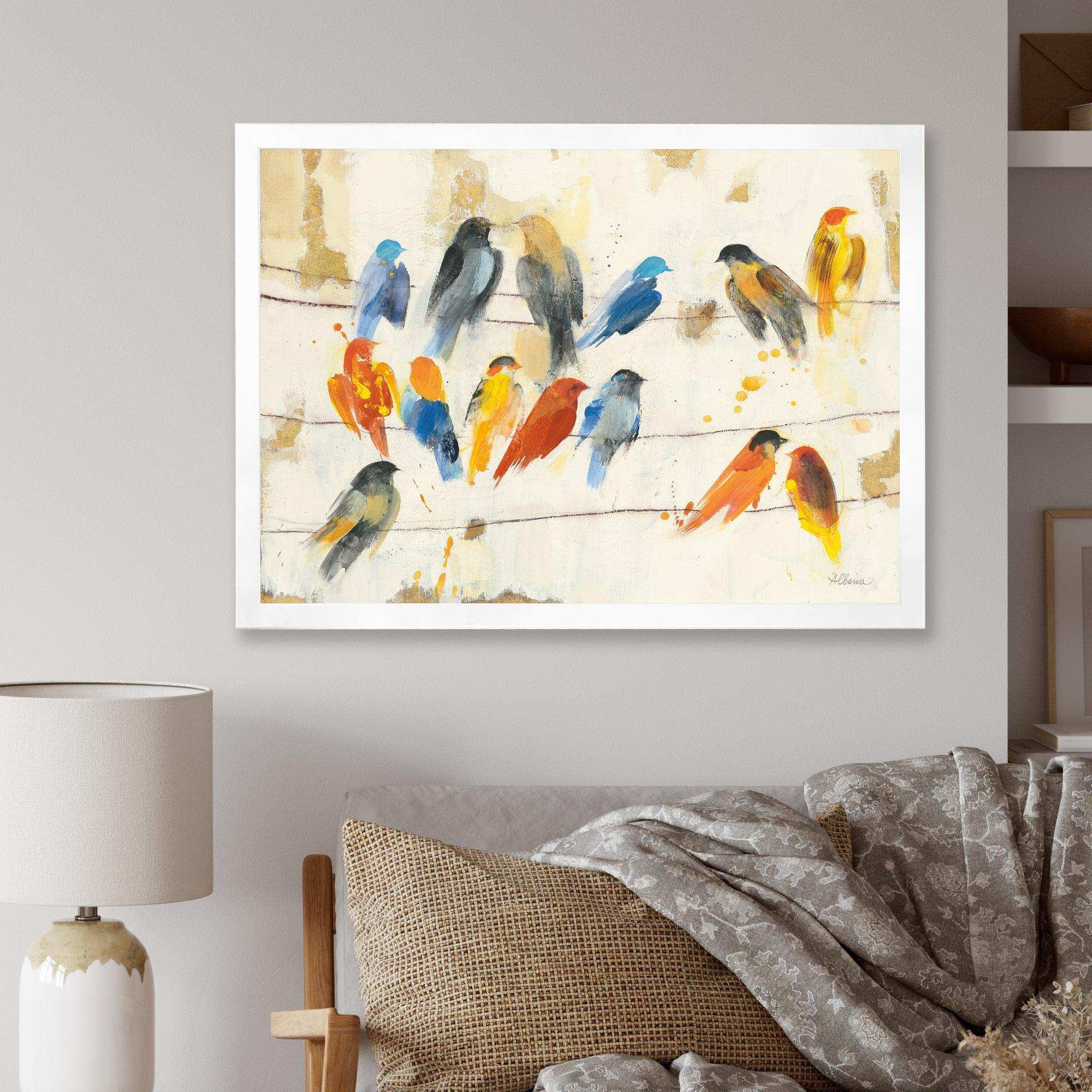 Multicolor Bird Meeting