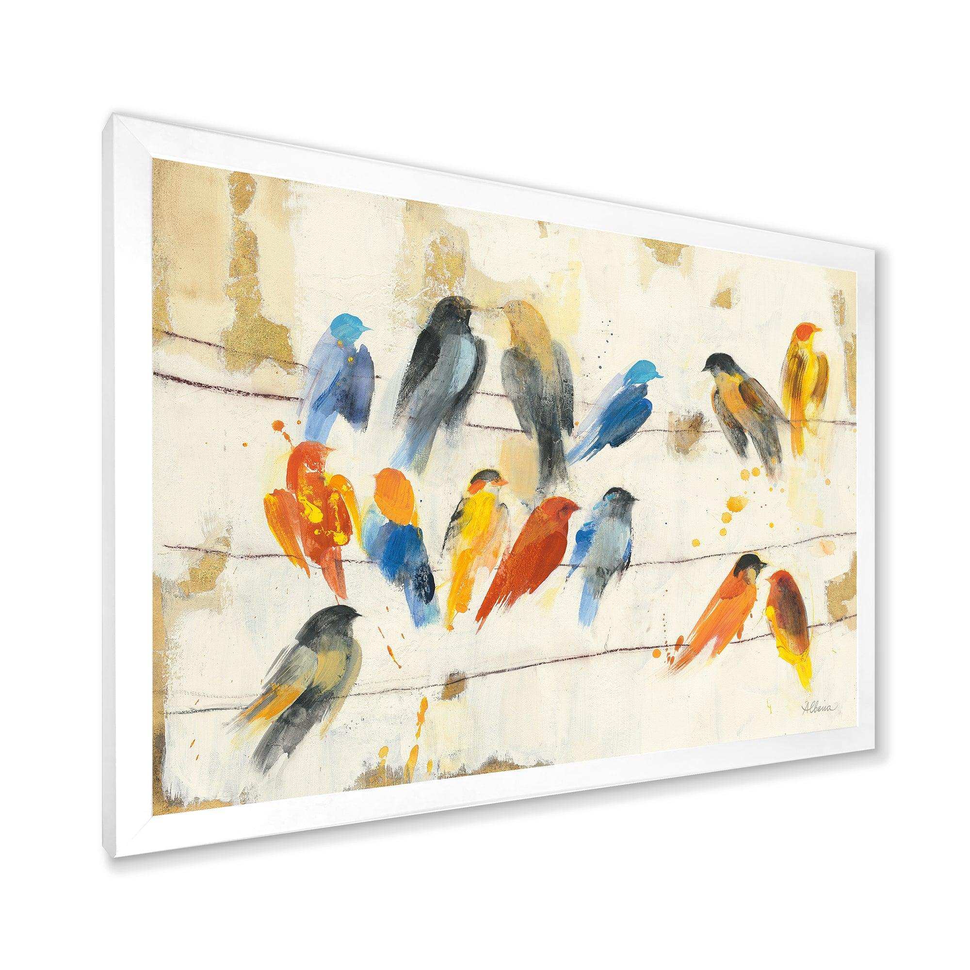 Multicolor Bird Meeting