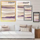 Shape of Glam Purple III - Shabby Chic Living Room Wall Decor