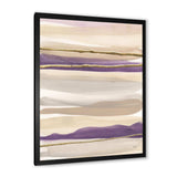 Shape of Glam Purple III - Shabby Chic Living Room Wall Decor