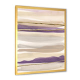Shape of Glam Purple III - Shabby Chic Living Room Wall Decor