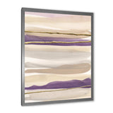 Shape of Glam Purple III - Shabby Chic Living Room Wall Decor