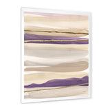 Shape of Glam Purple III - Shabby Chic Living Room Wall Decor