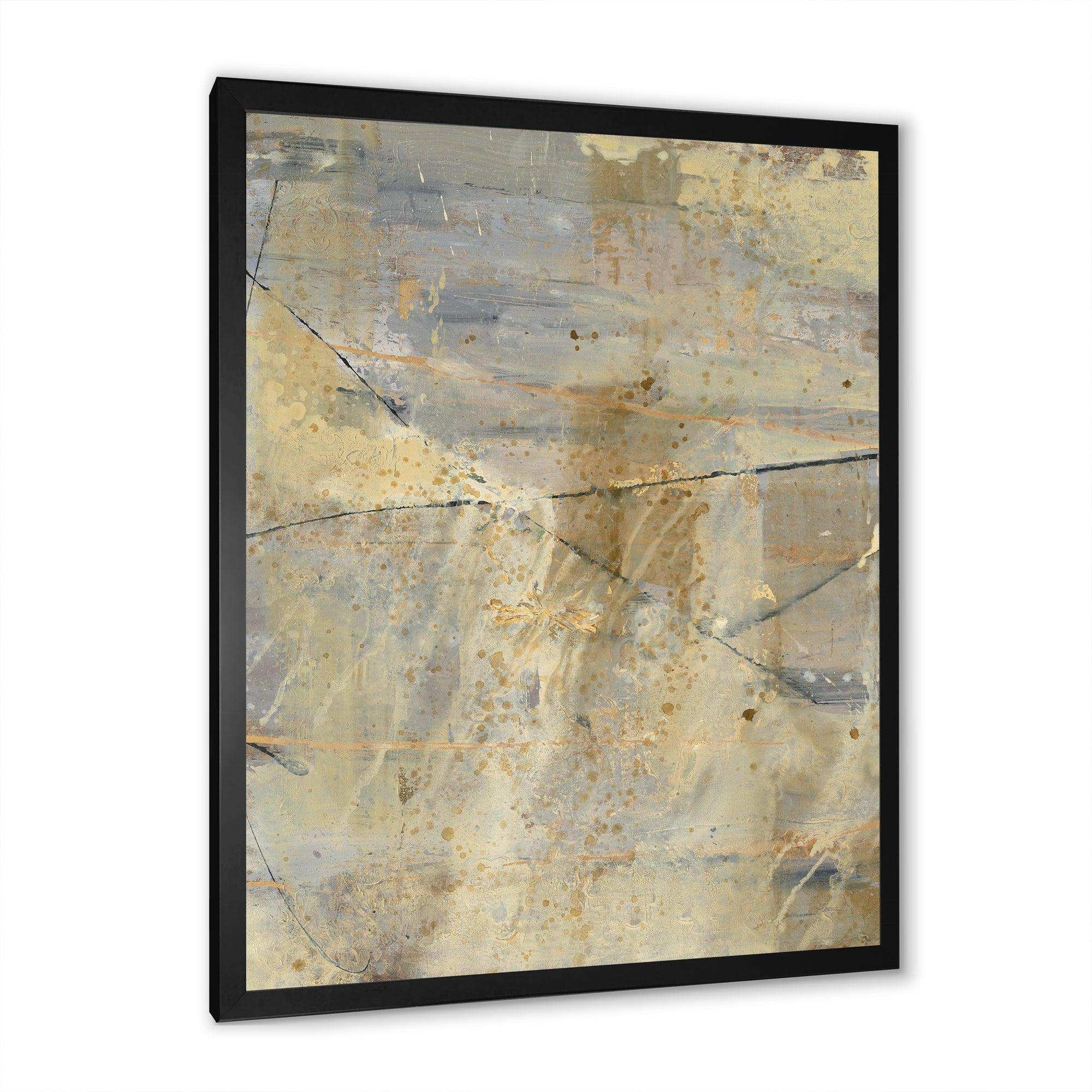 Geometric Cream Block I - Modern Wall Art Prints