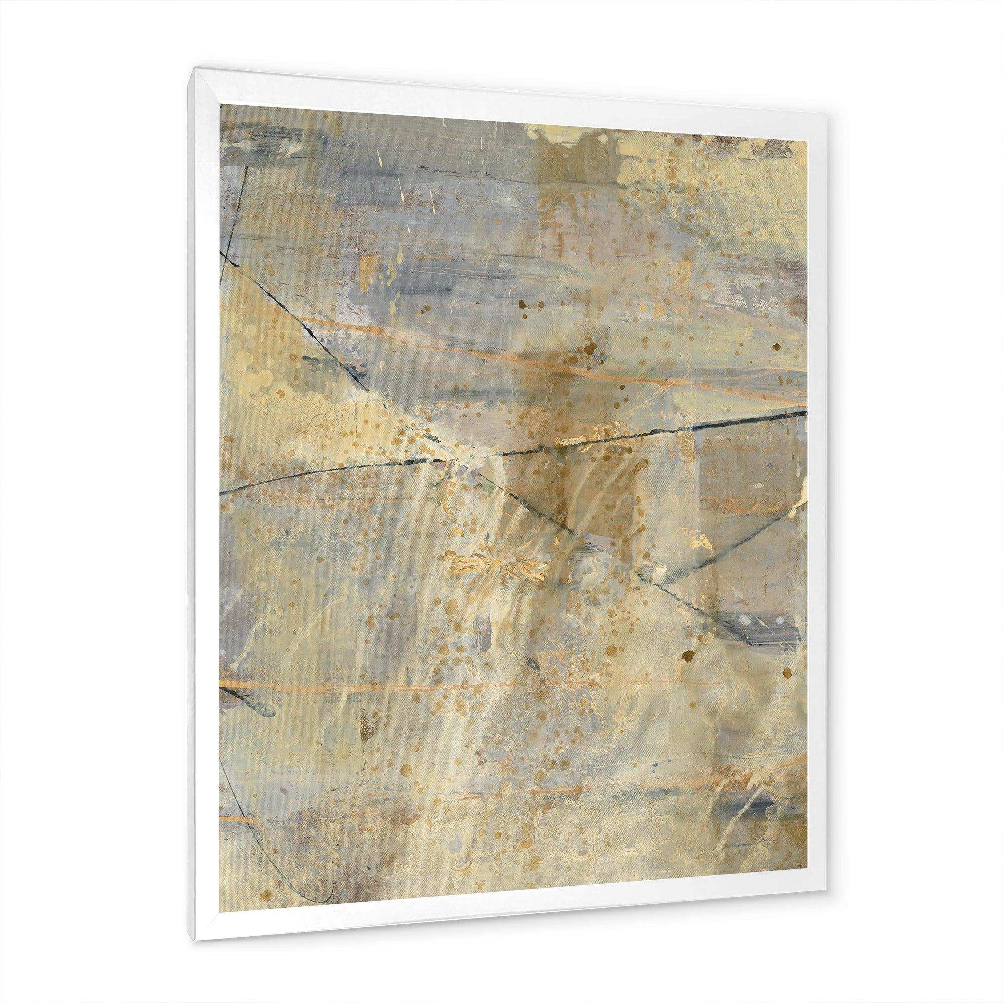 Geometric Cream Block I - Modern Wall Art Prints