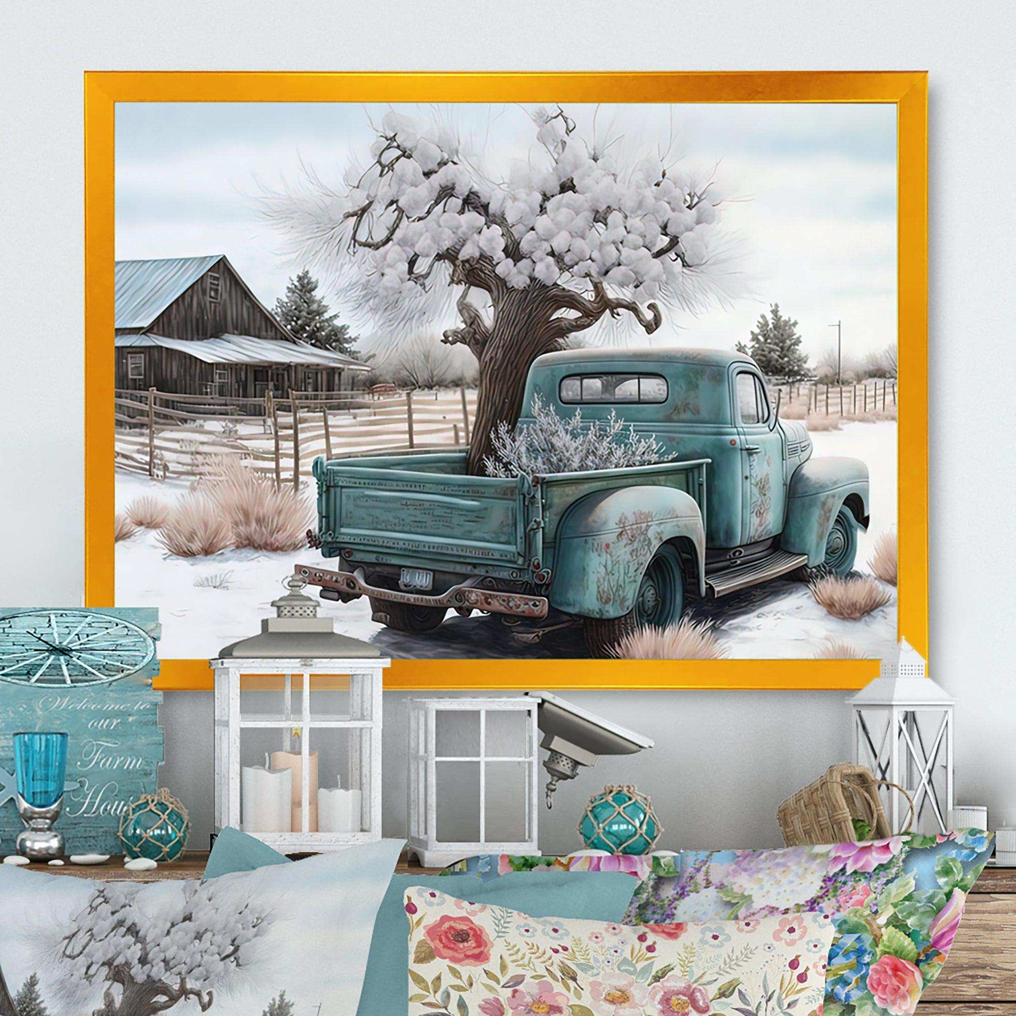 Barn Flower Delivery Truck II