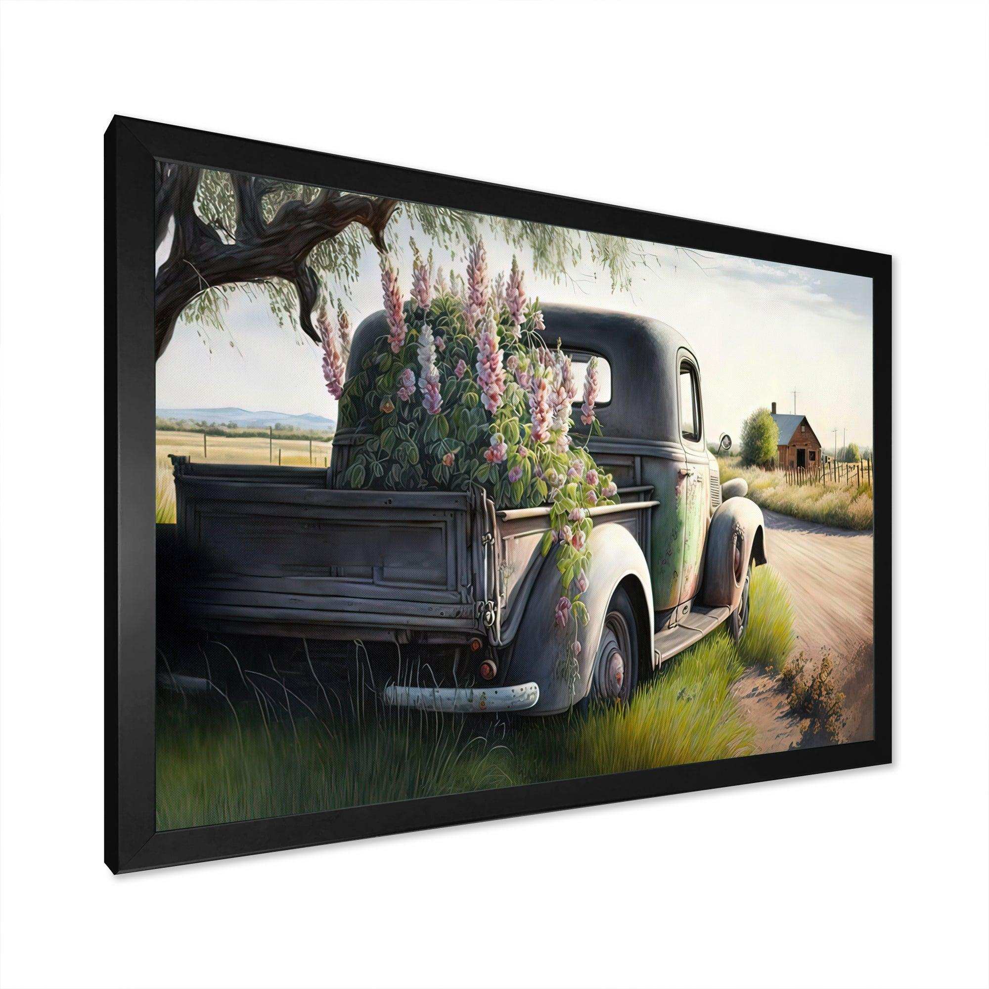 Barn Flower Delivery Truck VII