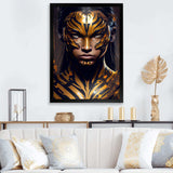 Black And Gold Tiger Woman VI