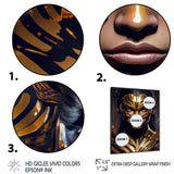 Black And Gold Tiger Woman VI