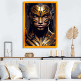 Black And Gold Tiger Woman VI