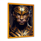 Black And Gold Tiger Woman VI