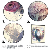 Cute Owls Floral Art III