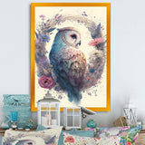 Cute Owls Floral Art III