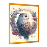 Cute Owls Floral Art III