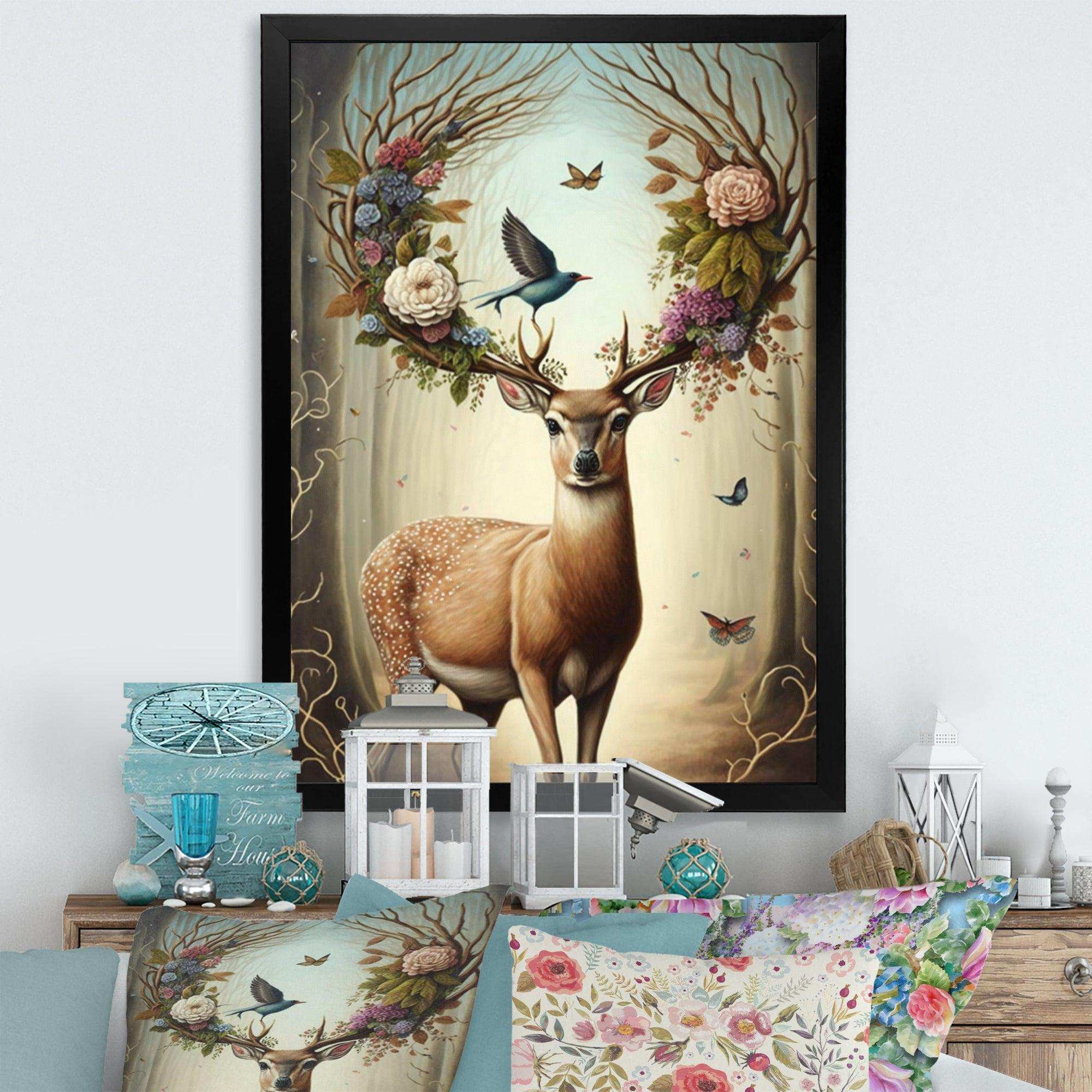 Deer With Blooming Antlers V