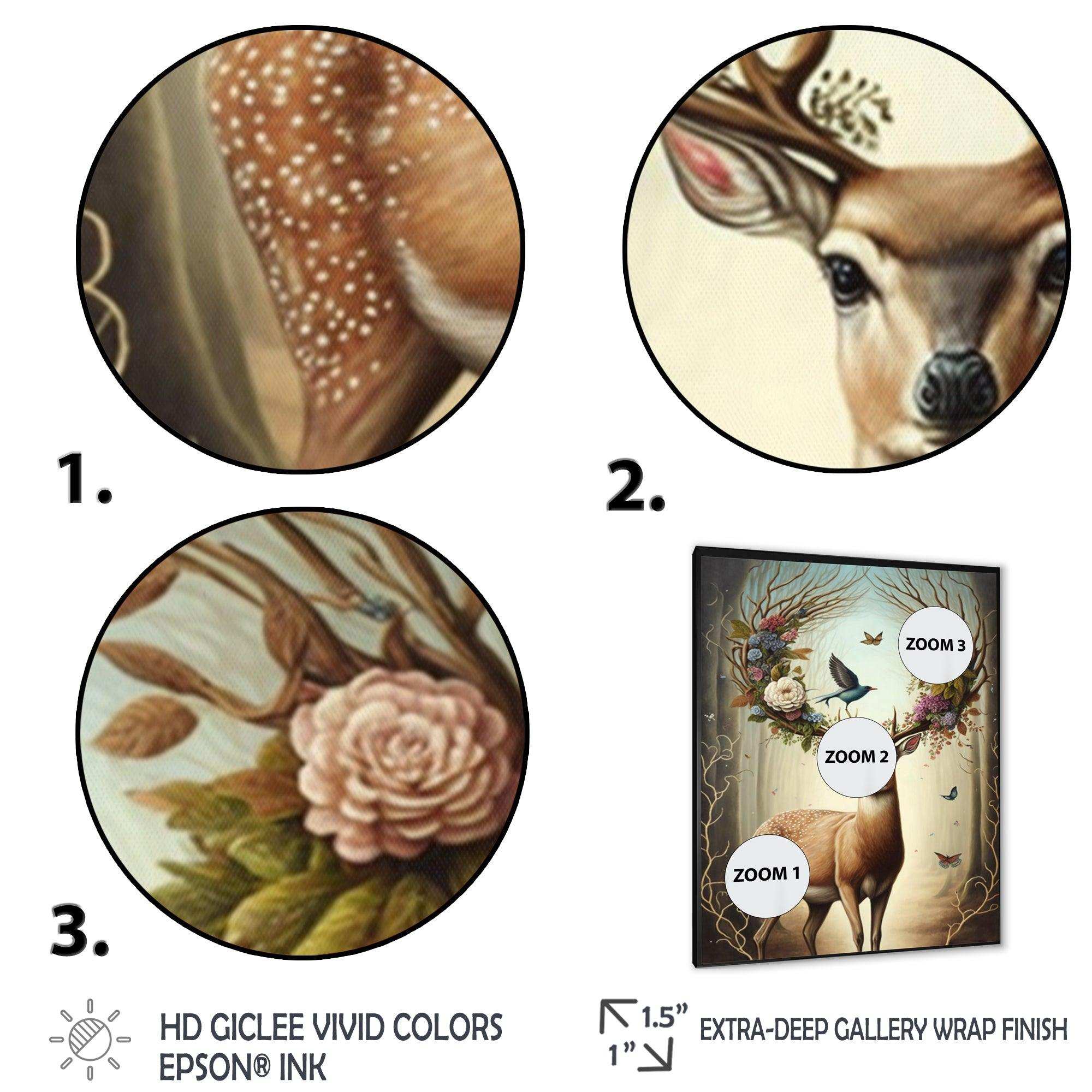 Deer With Blooming Antlers V