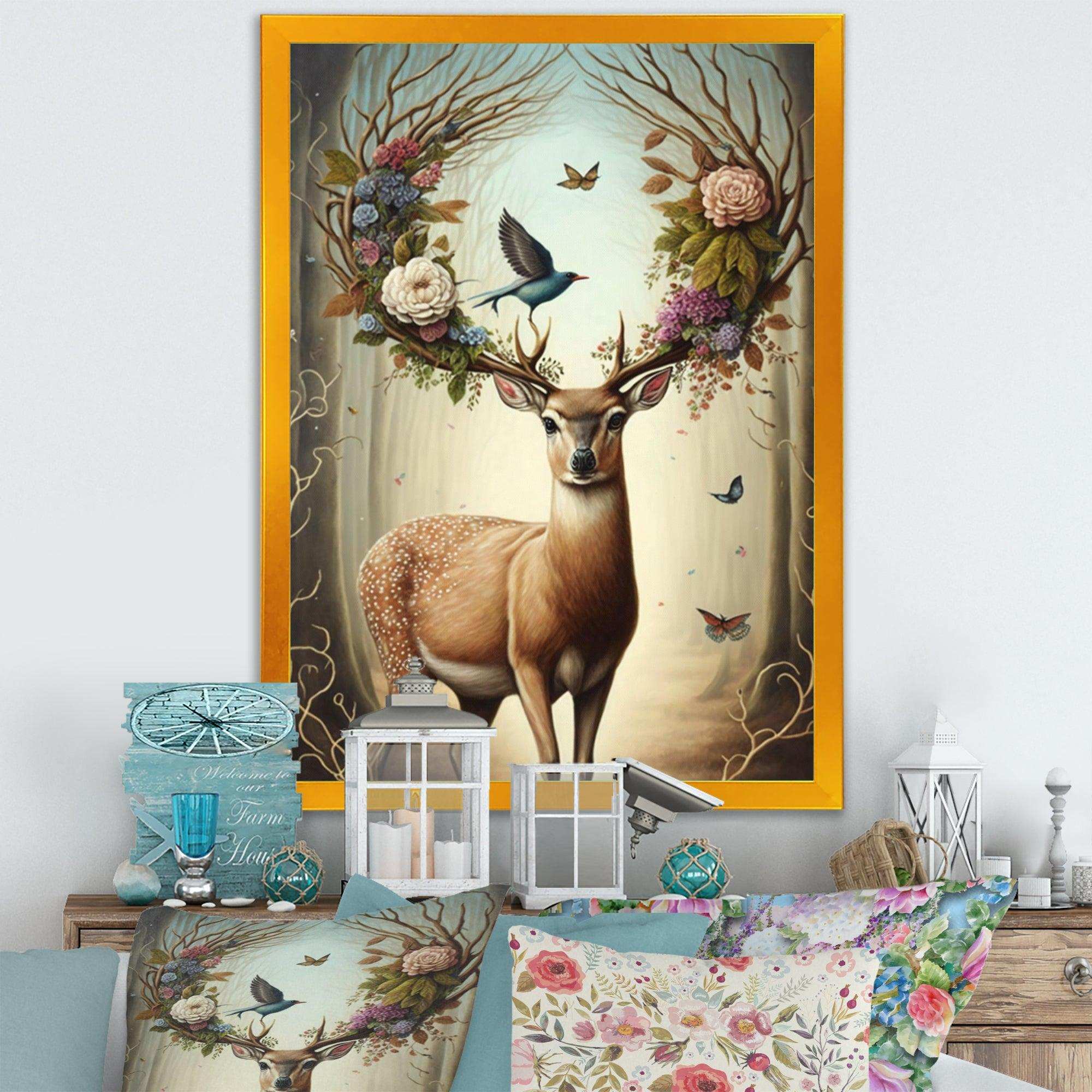 Deer With Blooming Antlers V