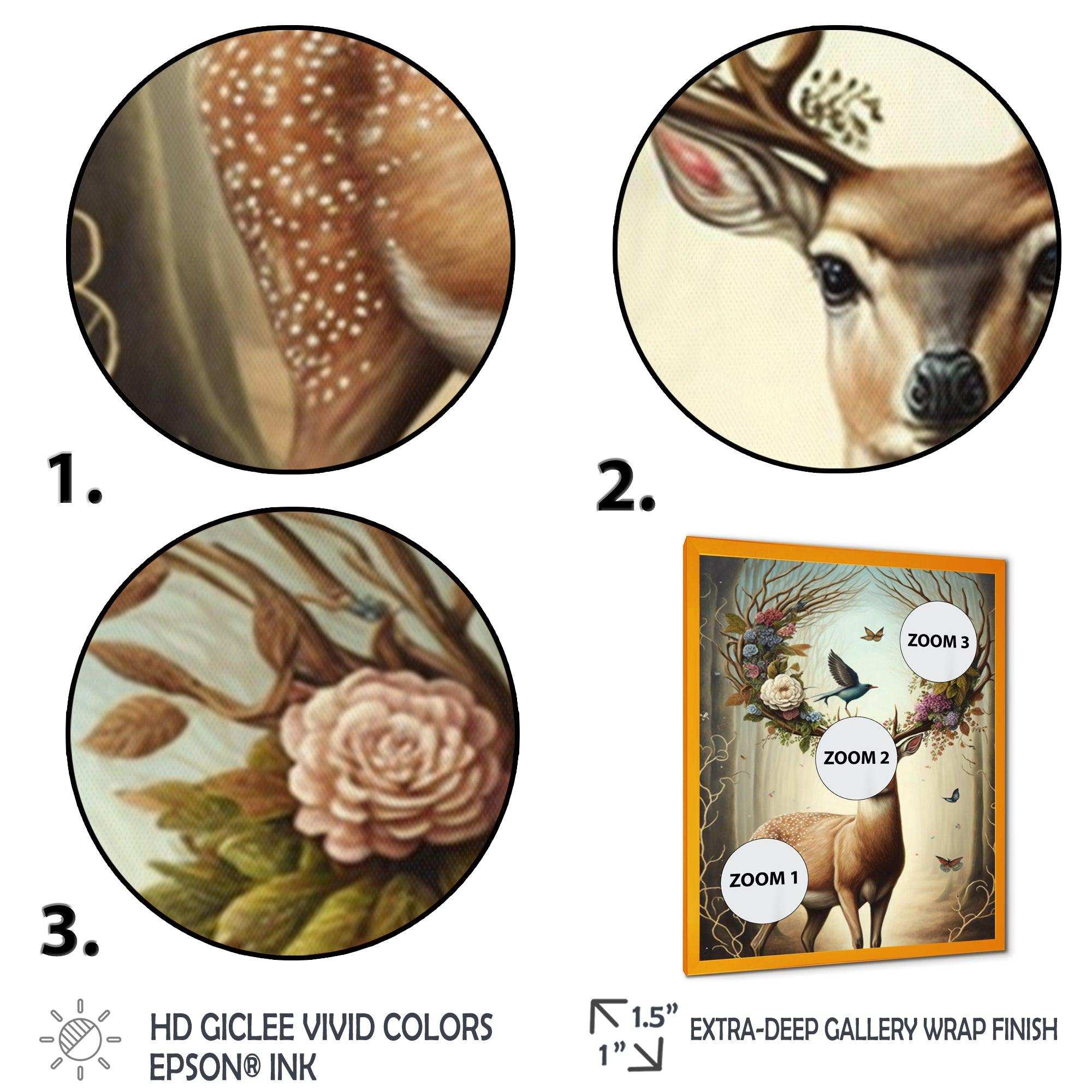 Deer With Blooming Antlers V