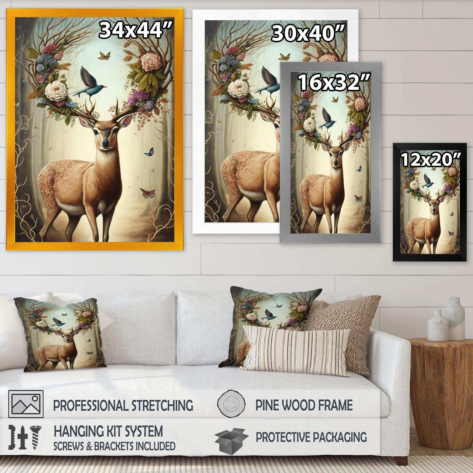 Deer With Blooming Antlers V