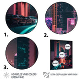 Futuristic Miami Neon Art I