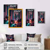 Futuristic Miami Neon Art I