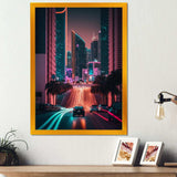 Futuristic Miami Neon Art I