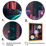 Futuristic Miami Neon Art I