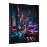Futuristic Miami Neon Art II