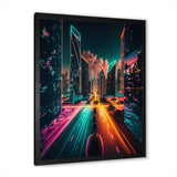 Futuristic Miami Neon Art III