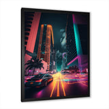 Futuristic Miami Neon Art V