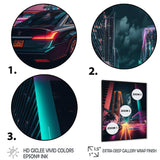 Futuristic Miami Neon Art V