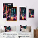 Futuristic Miami Neon Art V