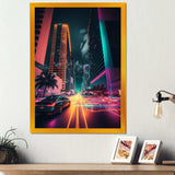 Futuristic Miami Neon Art V