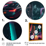 Futuristic Miami Neon Art V