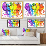 Colorful Parrots - Traditional Living Room Wall Decor