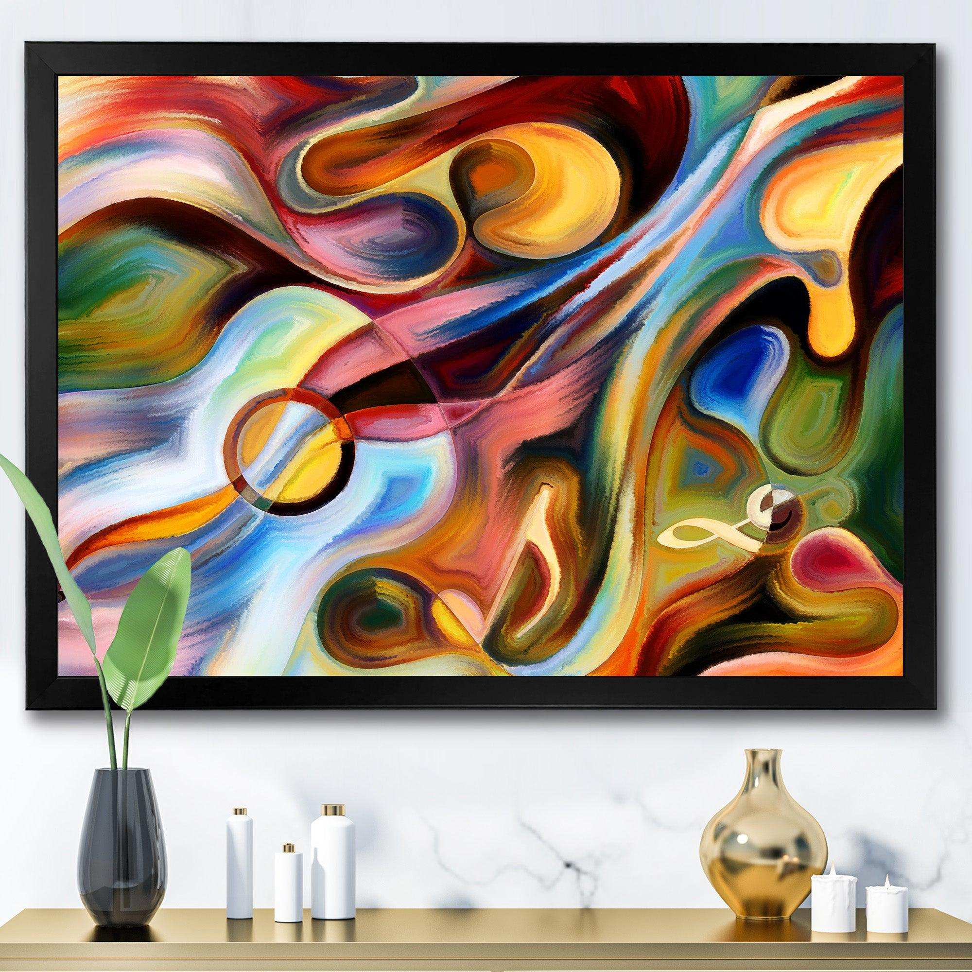 Music beyond the Frames - Modern Canvas Wall Art