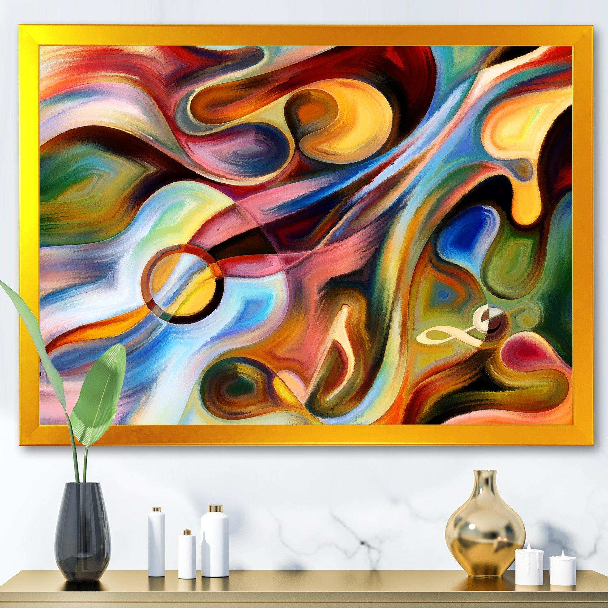 Music beyond the Frames - Modern Canvas Wall Art