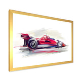 Red Formula One Car