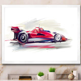 Red Formula One Car
