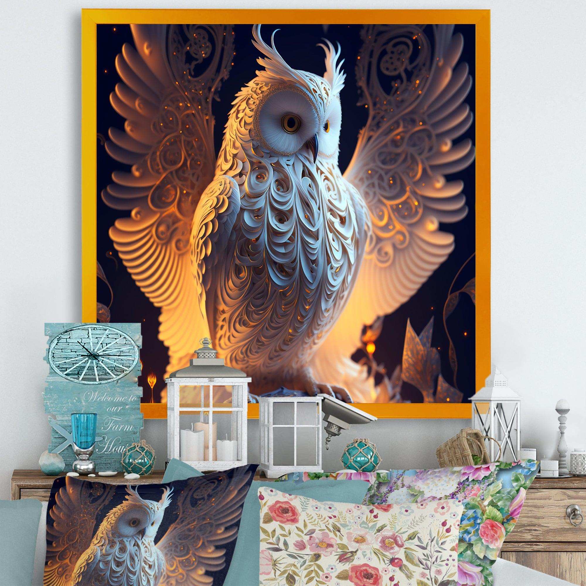 Luminous White Owl II