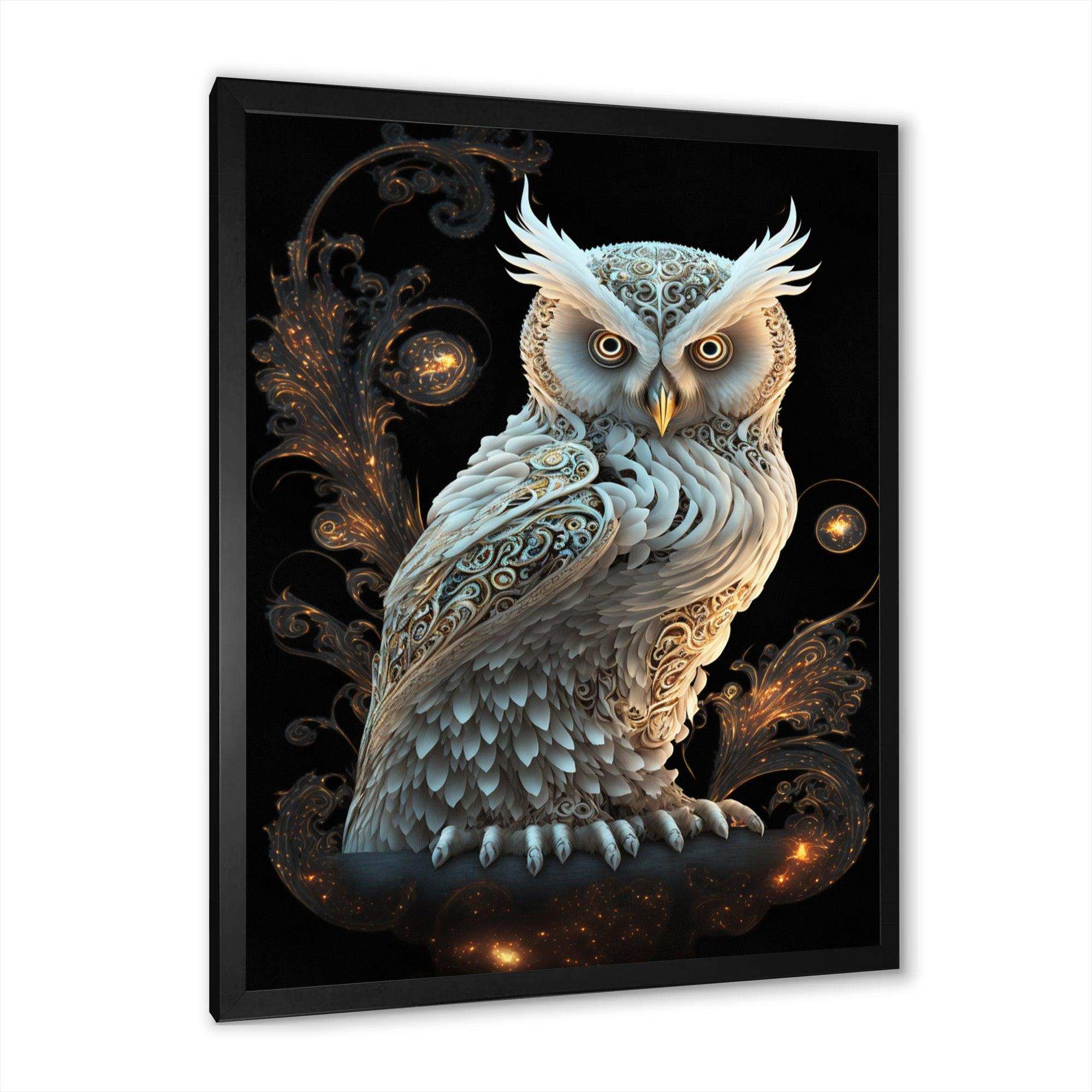 Luminous White Owl III
