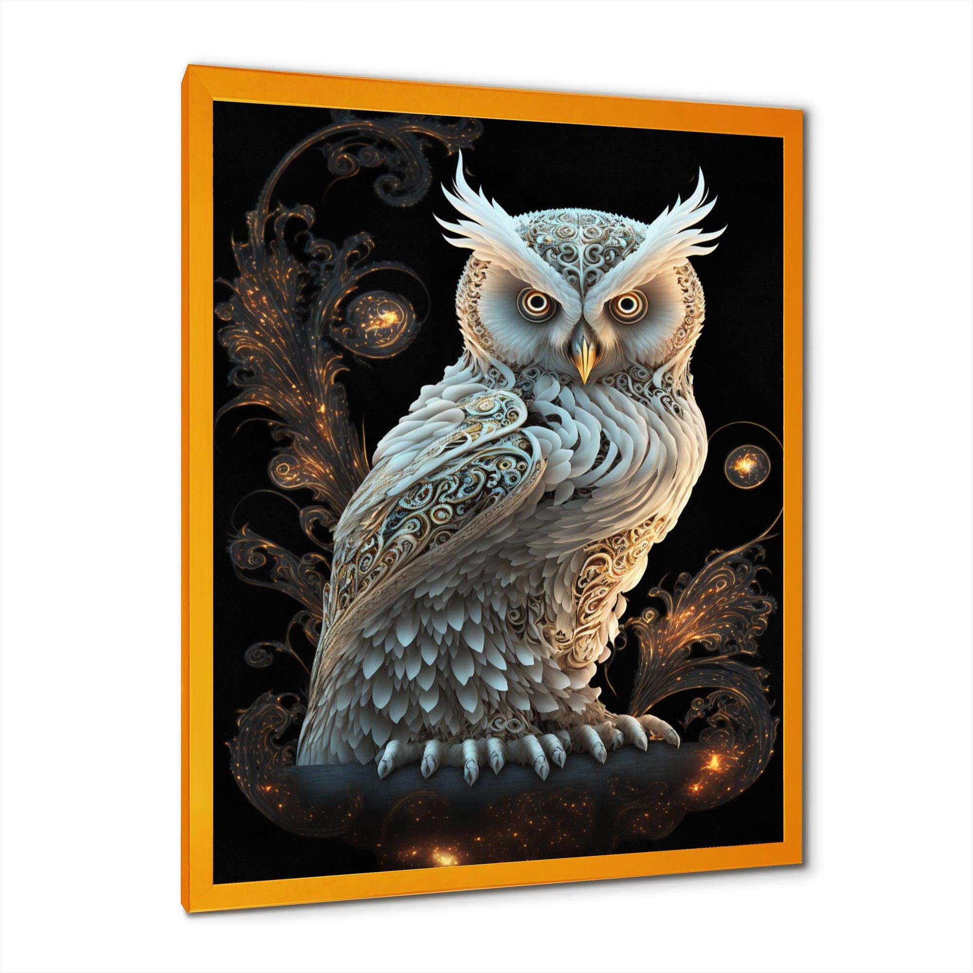 Luminous White Owl III