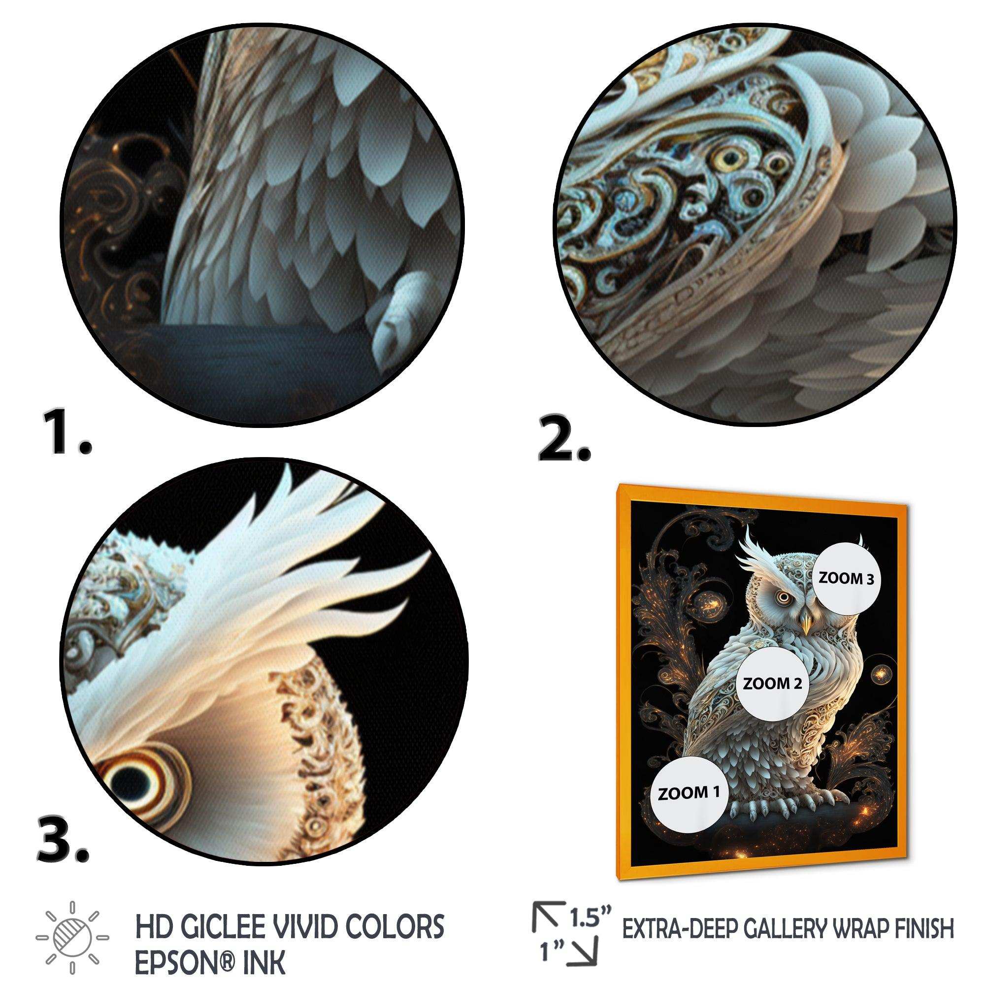 Luminous White Owl III