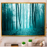 Turquoise Colored Magic Forest
