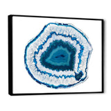 Blue Agate Crystal - Modern Wall Art Prints